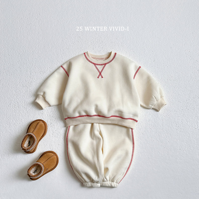 Vivid I - Korean Children Fashion - #kidzfashiontrend - Line Set - 4