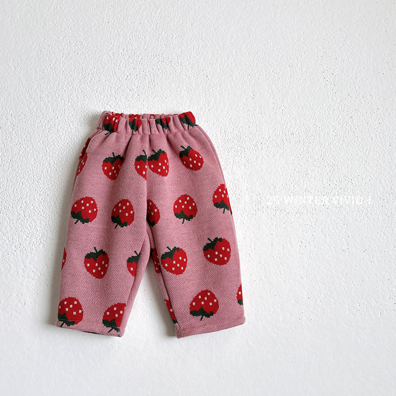 Vivid I - Korean Children Fashion - #childofig - Knit Pattern Pants - 4