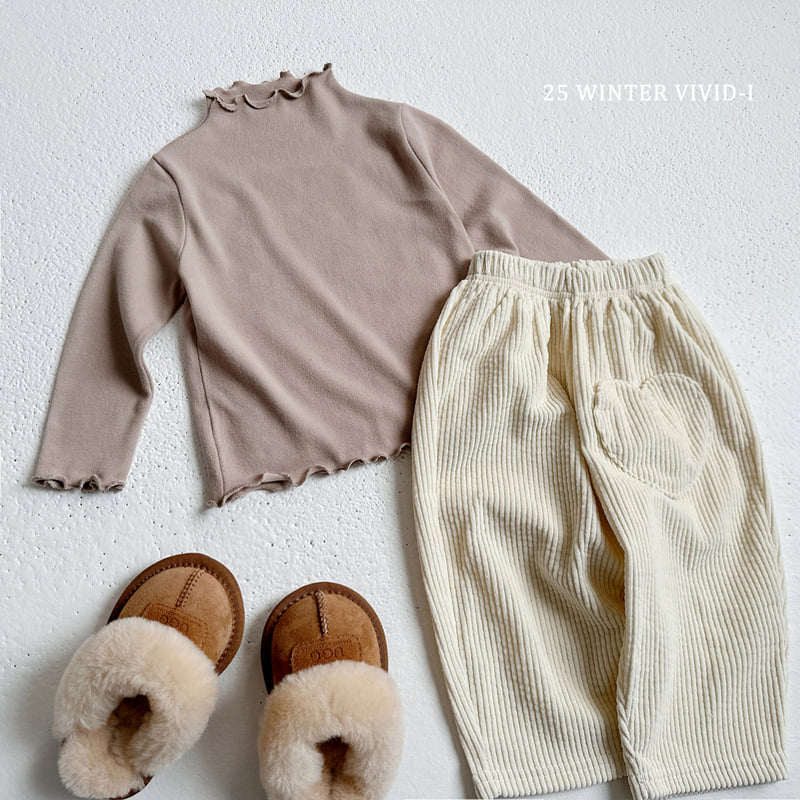 Vivid I - Korean Children Fashion - #childofig - Heart Pocket Corduroy Pants - 9
