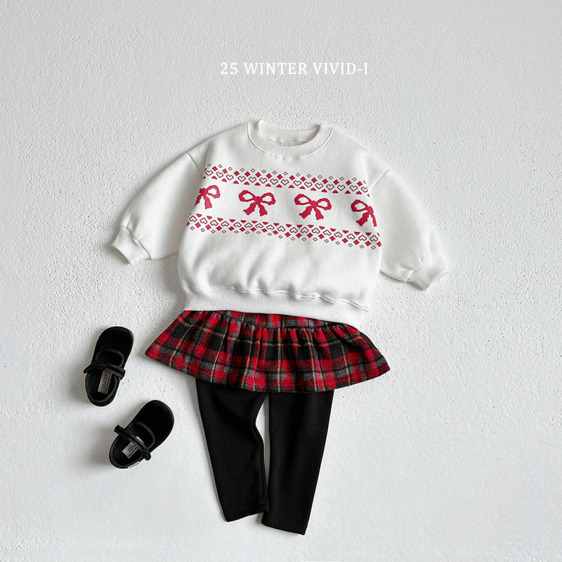 Vivid I - Korean Children Fashion - #childofig - Ribbon Nordic Sweatshirt - 8