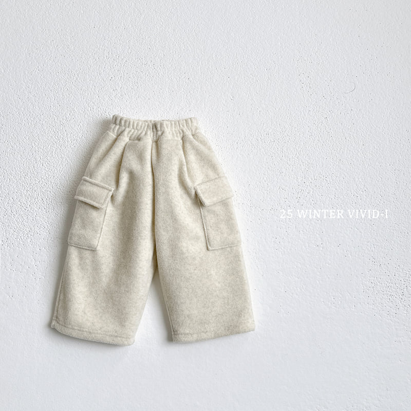 Vivid I - Korean Children Fashion - #stylishchildhood - Fleece Cargo Pants - 4