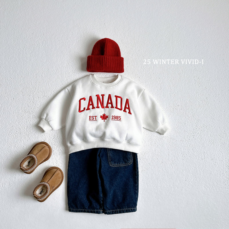 Vivid I - Korean Children Fashion - #childofig - Canada Sweatshirt - 8