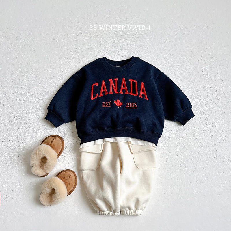 Vivid I - Korean Children Fashion - #childofig - Canada Sweatshirt - 9