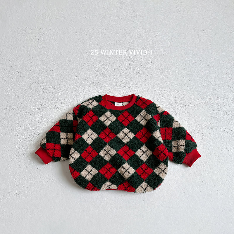 Vivid I - Korean Children Fashion - #prettylittlegirls - Shearling Pattern Sweatshirt - 4