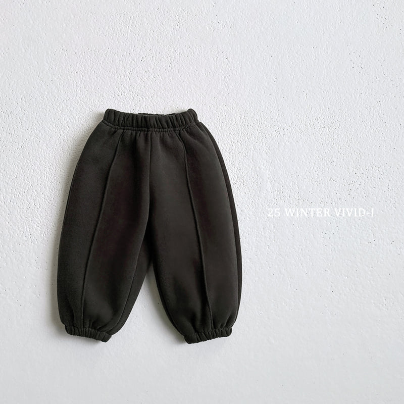 Vivid I - Korean Children Fashion - #childofig - Pintuck Fleece Jogger Pants - 8