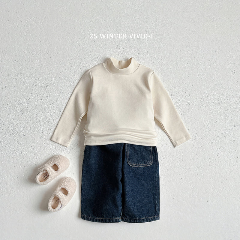 Vivid I - Korean Children Fashion - #childofig - Plus Turtleneck Tee (set of 2) - 6
