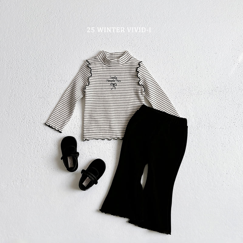 Vivid I - Korean Children Fashion - #childofig - Winter Plain Flare Pants - 10