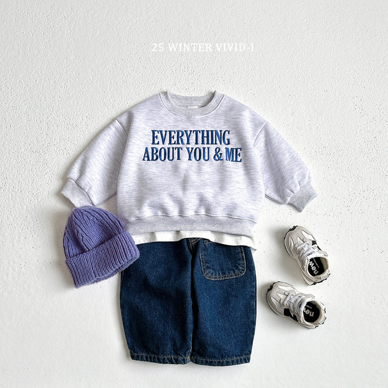 Vivid I - Korean Children Fashion - #childofig - You Me Sweatshirt - 8