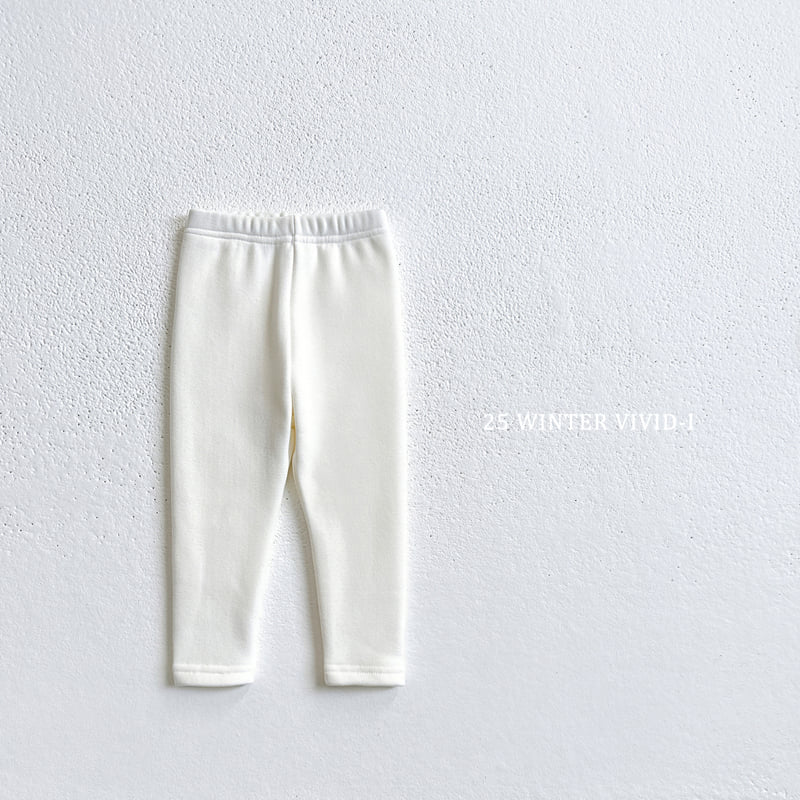 Vivid I - Korean Children Fashion - #childofig - Warm Fleece Leggings - 5