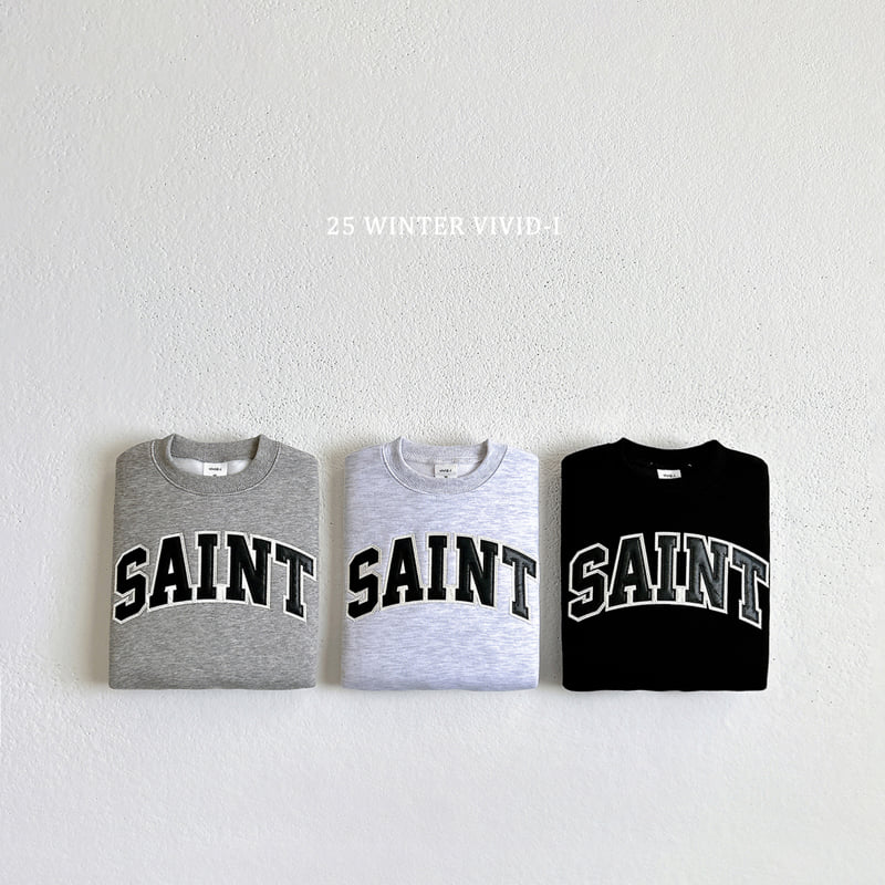 Vivid I - Korean Children Fashion - #childofig - Saint Sweatshirt - 3