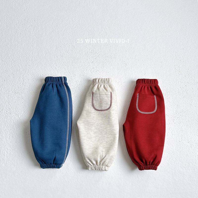Vivid I - Korean Children Fashion - #childofig - Pocket Jogger Pants