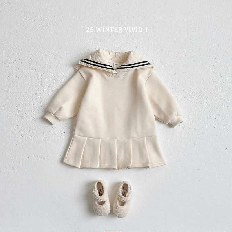 Vivid I - Korean Children Fashion - #childofig - Quilted Sailor One-piece - 7