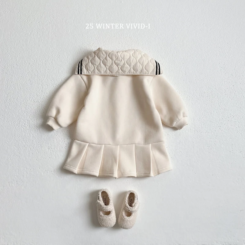 Vivid I - Korean Children Fashion - #childofig - Quilted Sailor One-piece - 8