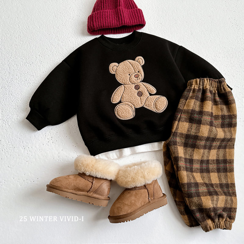 Vivid I - Korean Children Fashion - #childrensboutique - Teddy Bear Sweatshirt - 8