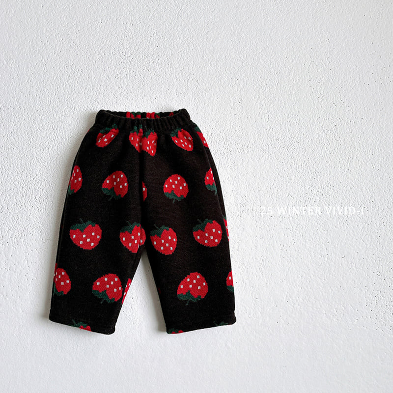 Vivid I - Korean Children Fashion - #childrensboutique - Knit Pattern Pants - 5