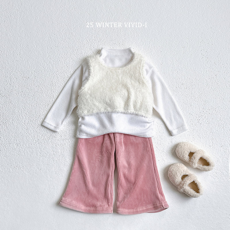 Vivid I - Korean Children Fashion - #childrensboutique - Angora Sleeveless Top - 8