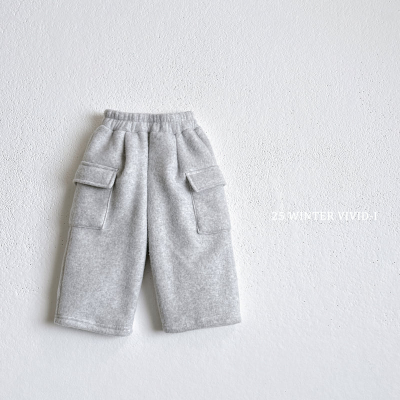 Vivid I - Korean Children Fashion - #childrensboutique - Fleece Cargo Pants - 5