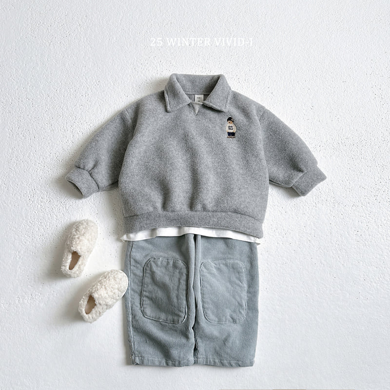 Vivid I - Korean Children Fashion - #childrensboutique - Corduroy Bread Pants - 10