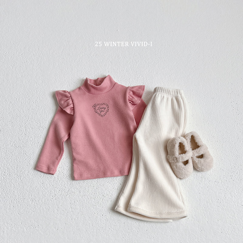 Vivid I - Korean Children Fashion - #childrensboutique - Velour Bootcut Pants - 10