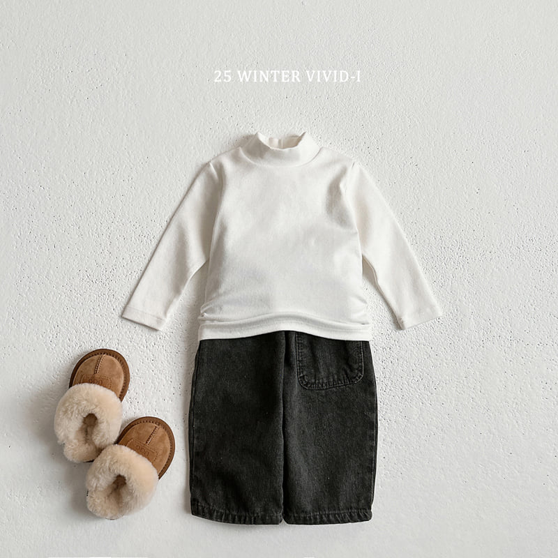 Vivid I - Korean Children Fashion - #childrensboutique - Vivid Winter Turtleneck Tee - 5