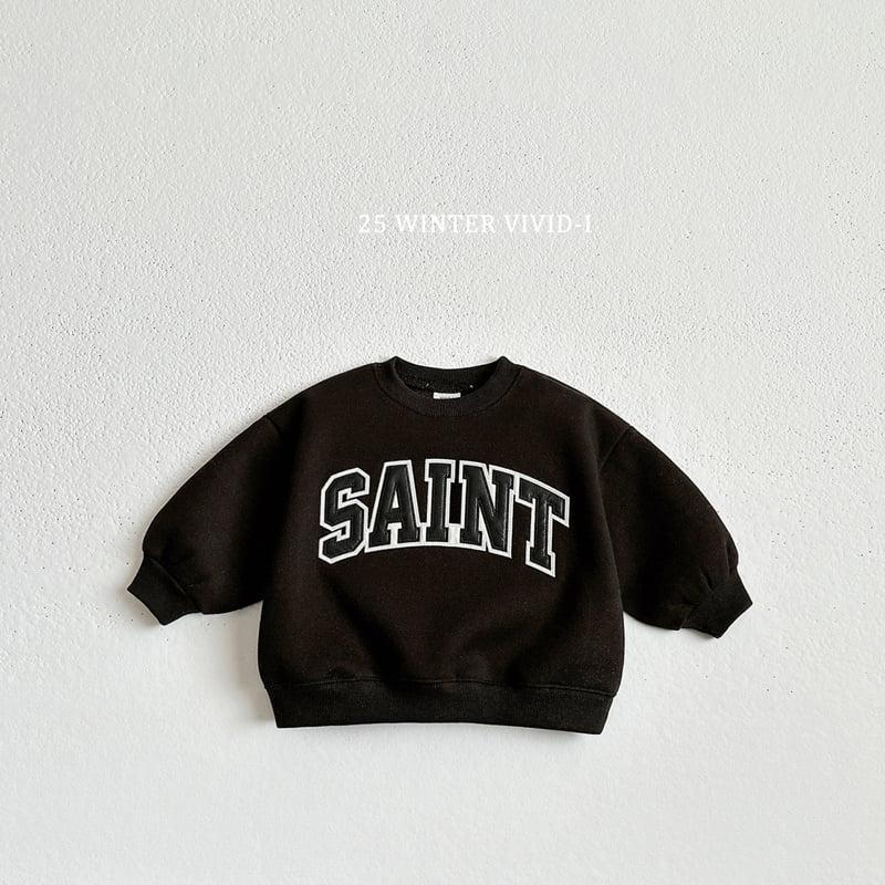 Vivid I - Korean Children Fashion - #childofig - Saint Sweatshirt - 4