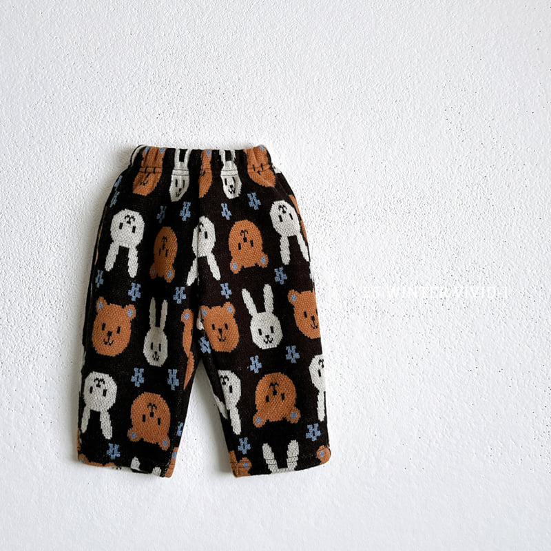 Vivid I - Korean Children Fashion - #designkidswear - Knit Pattern Pants - 6