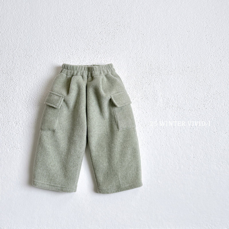Vivid I - Korean Children Fashion - #designkidswear - Fleece Cargo Pants - 6