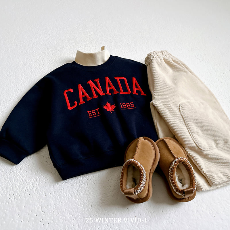 Vivid I - Korean Children Fashion - #designkidswear - Canada Sweatshirt - 11