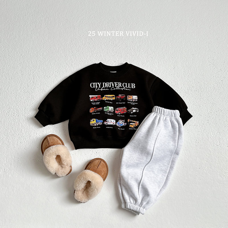 Vivid I - Korean Children Fashion - #designkidswear - Mini Car Sweatshirt - 7