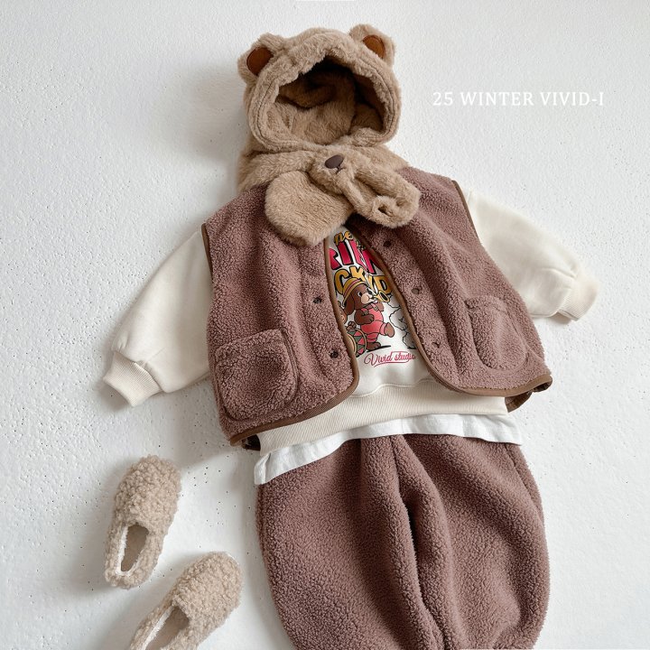 Vivid I - Korean Children Fashion - #designkidswear - Teddy Bear Balaclava - 6