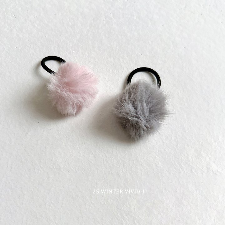 Vivid I - Korean Children Fashion - #designkidswear - Pom Pom Hair Tie - 2