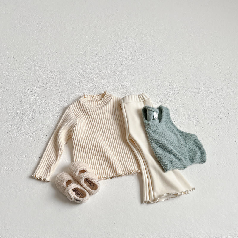 Vivid I - Korean Children Fashion - #discoveringself - Angora Sleeveless Top - 10