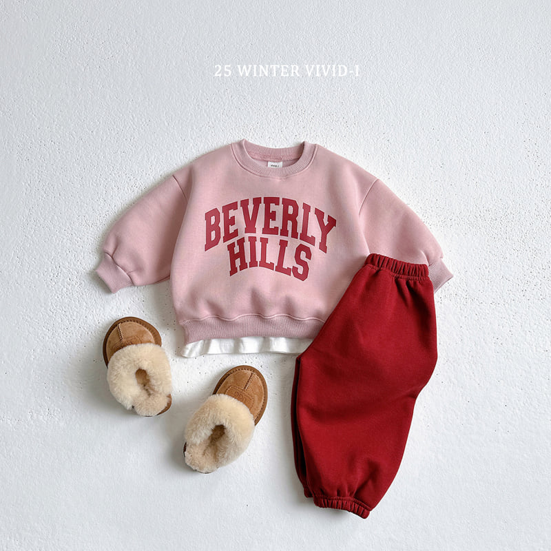 Vivid I - Korean Children Fashion - #discoveringself - Fleece Plain Jogger Pants - 11