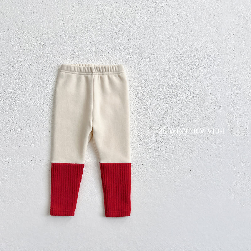 Vivid I - Korean Children Fashion - #discoveringself - Knit Warmer Leggings - 3