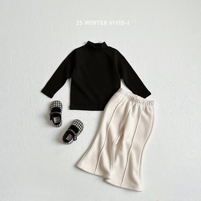 Vivid I - Korean Children Fashion - #discoveringself - Plus Turtleneck Tee (set of 2) - 9