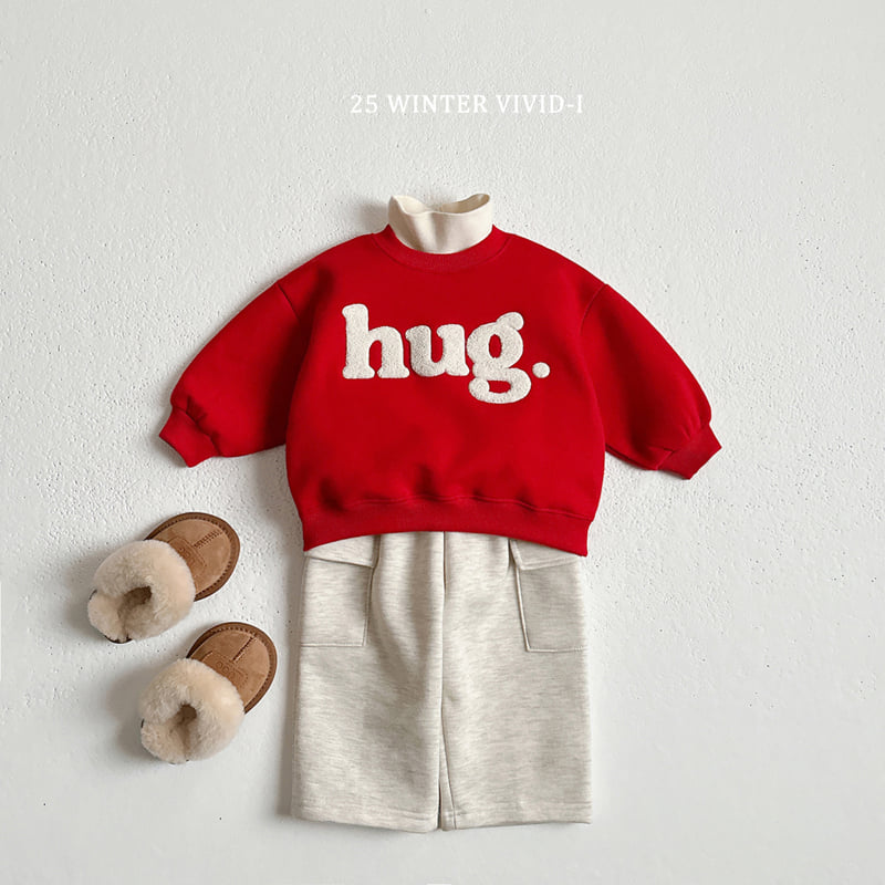 Vivid I - Korean Children Fashion - #discoveringself - Hug Boucle Sweatshirt - 11