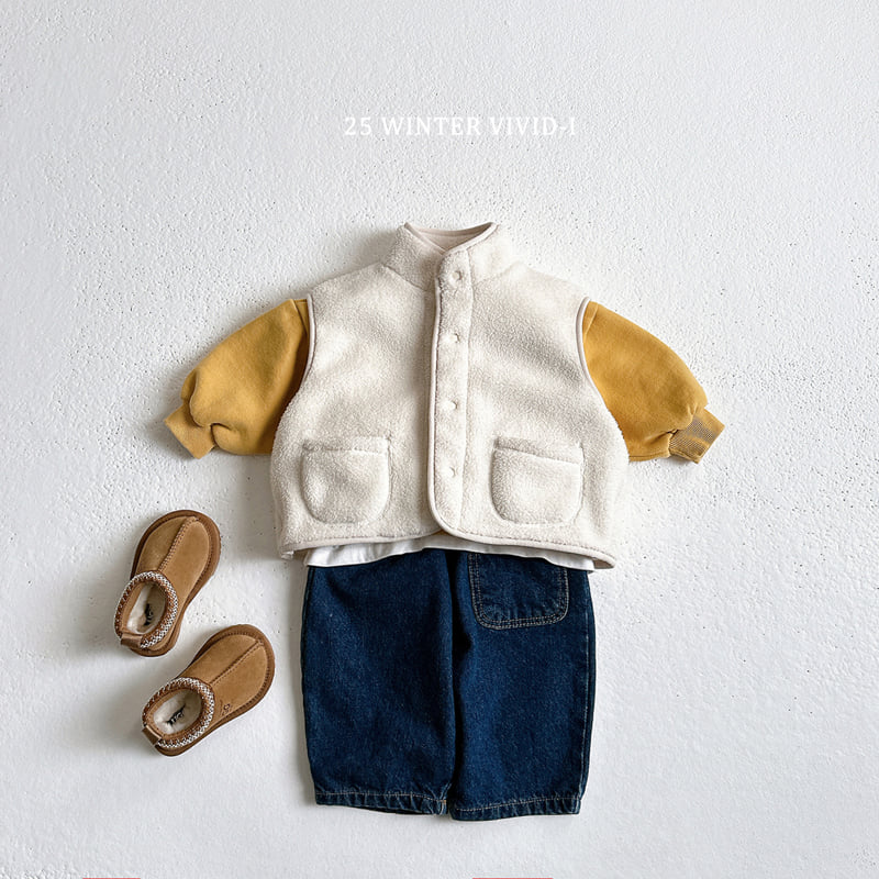 Vivid I - Korean Children Fashion - #discoveringself - Fleece Vest - 7
