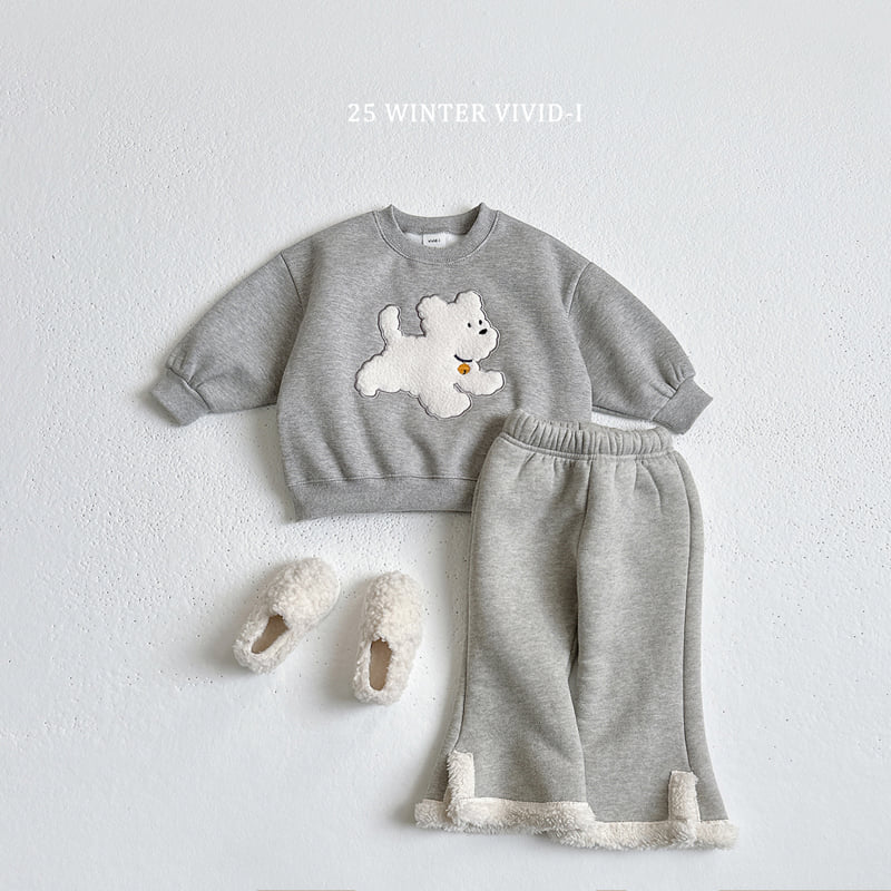 Vivid I - Korean Children Fashion - #discoveringself - Fleece Slit Pants - 5