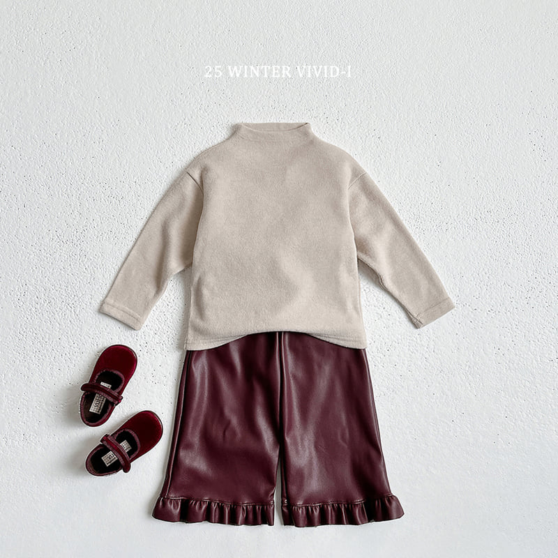 Vivid I - Korean Children Fashion - #discoveringself - Fleece Frill Pants - 10