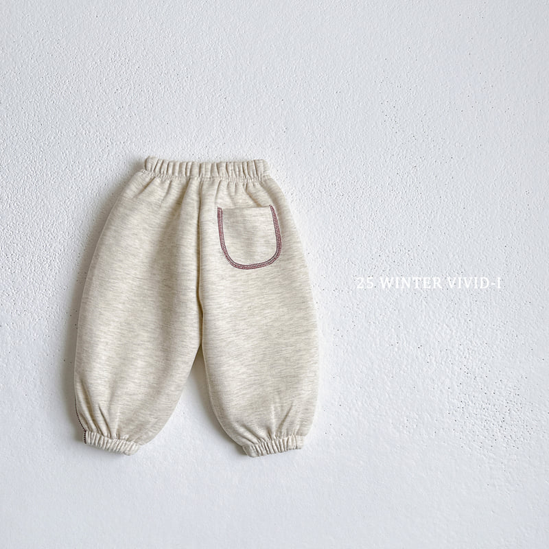 Vivid I - Korean Children Fashion - #designkidswear - Pocket Jogger Pants - 4