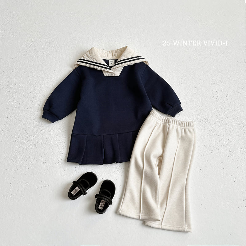 Vivid I - Korean Children Fashion - #discoveringself - Quilted Sailor One-piece - 11