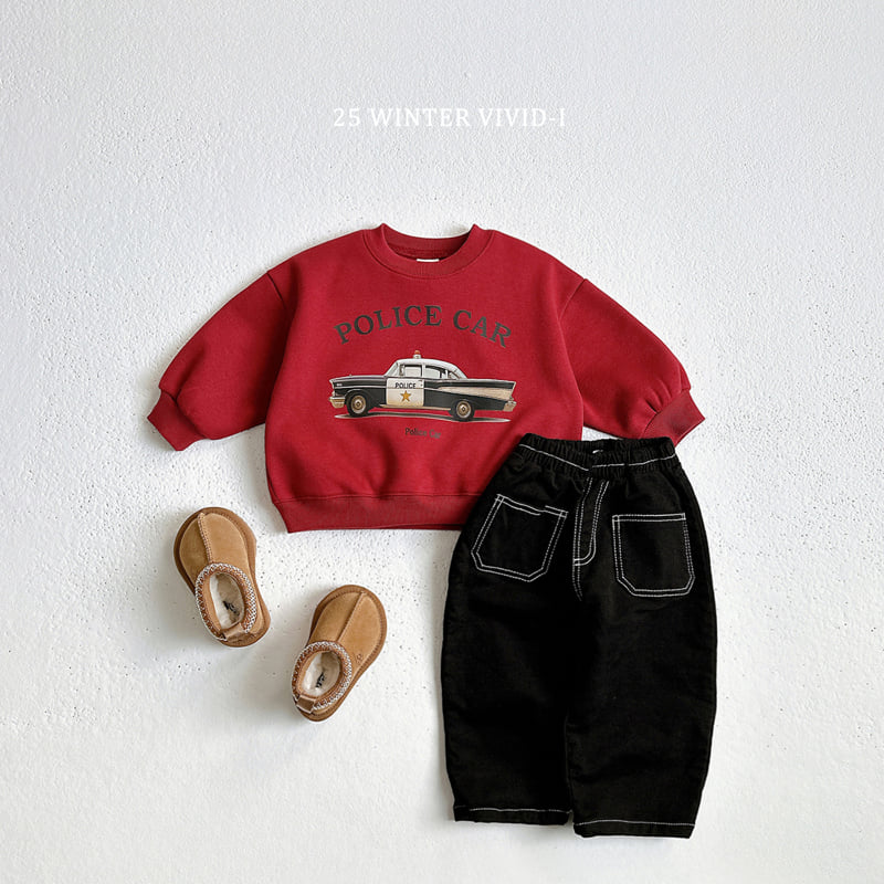 Vivid I - Korean Children Fashion - #fashionkids - Classic Car Sweatshirt - 9
