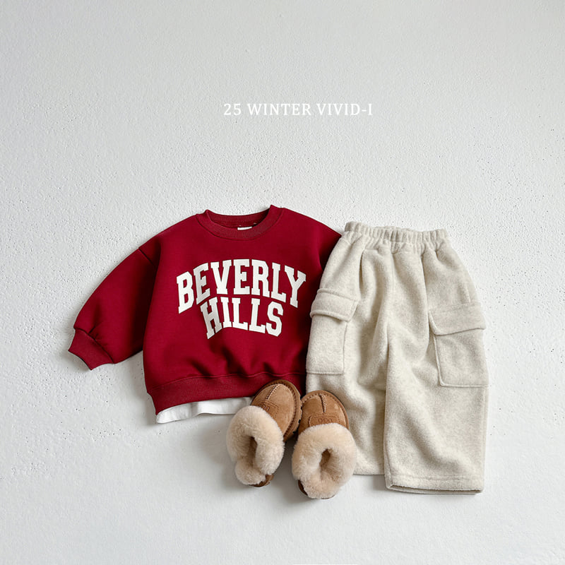 Vivid I - Korean Children Fashion - #fashionkids - Fleece Cargo Pants - 8