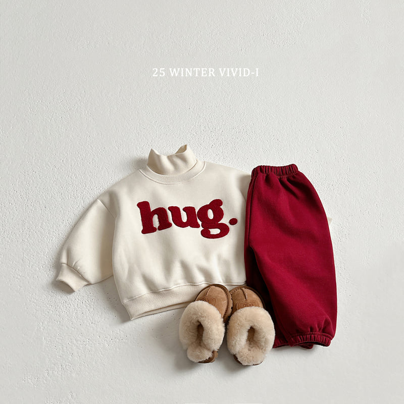 Vivid I - Korean Children Fashion - #fashionkids - Fleece Plain Jogger Pants - 12