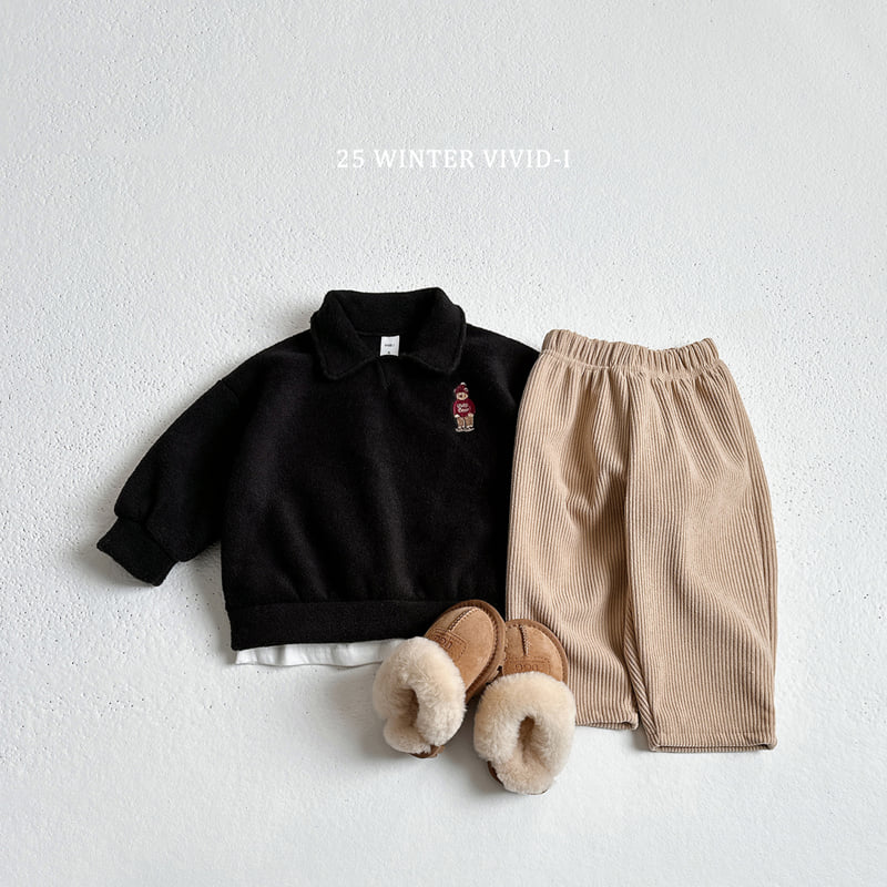 Vivid I - Korean Children Fashion - #fashionkids - Soft Fleece Corduroy Pants - 10