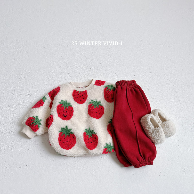 Vivid I - Korean Children Fashion - #fashionkids - Shearling Pattern Sweatshirt - 9
