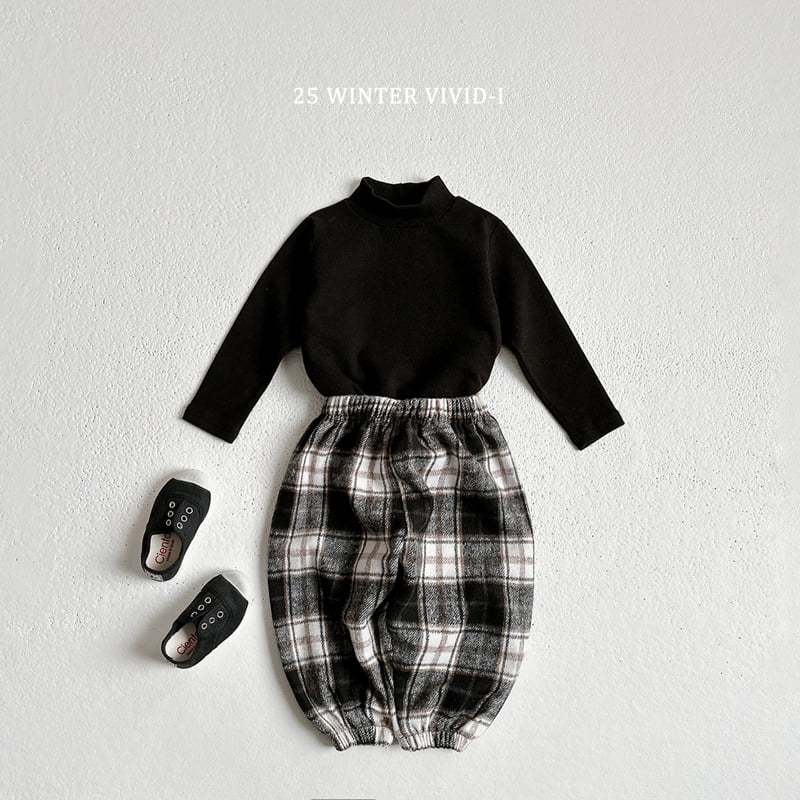 Vivid I - Korean Children Fashion - #fashionkids - Plus Turtleneck Tee (set of 2) - 10
