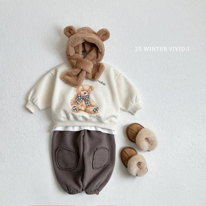 Vivid I - Korean Children Fashion - #fashionkids - Bear Hat Neck Warmer - 10