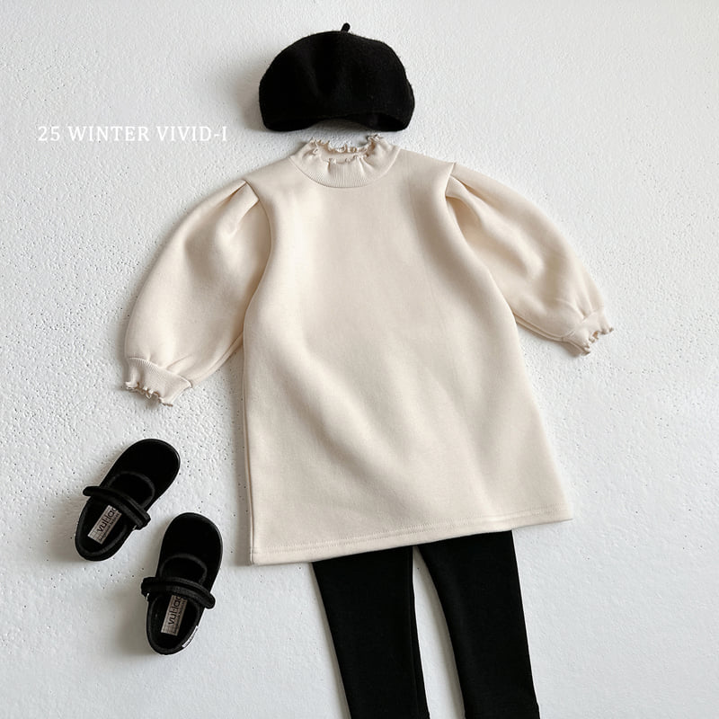 Vivid I - Korean Children Fashion - #fashionkids - Warm Fleece Leggings - 9
