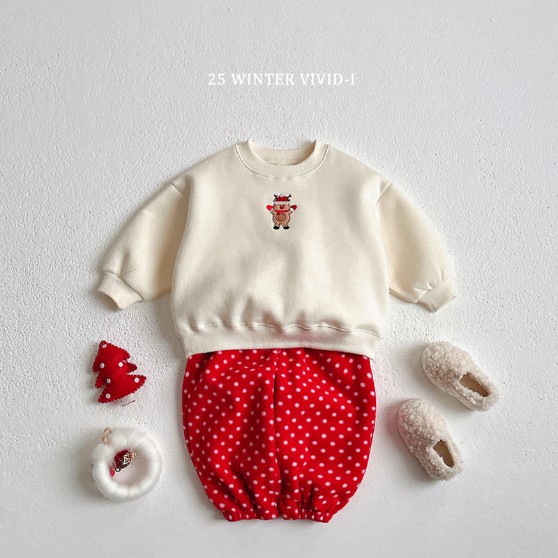 Vivid I - Korean Children Fashion - #fashionkids - Santa Rudolph Tree Sweatshirt - 7